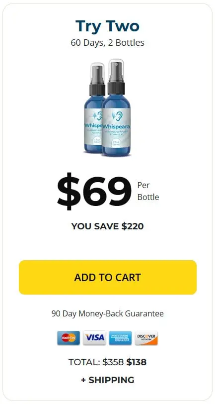 Whispeara 1 Bottle